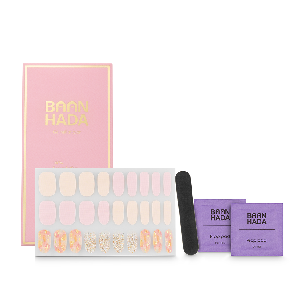 Korean Gel Nail Strips Nail decals All-In-One Kits